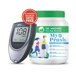 dr vaidya's Dr. Vaidya’s My Prash Sugar-Free Chyawanprash For Diabetes Care , Gluten-Free, Daily Energy & Immunity Booster, 50+ Ayurvedic, Natural Herbs ( 500 G) + Glucometer-picture-38