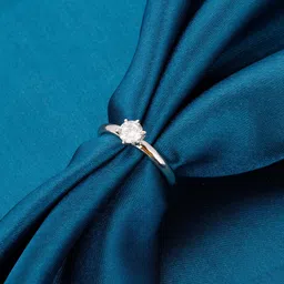 GIVA 925 Silver Snowfall Ring image 1