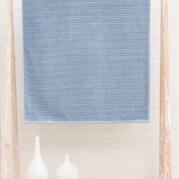Ariana Blue Patterned SuperSoft High-Absorbent 550 GSM Quick-Dry Cotton Bath Towel-image-73