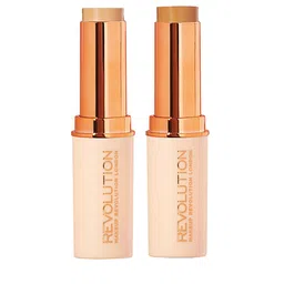 Makeup Revolution London Pack Of 2 Fast Base Contour Stick Foundations - F 12 & F 9-image-37