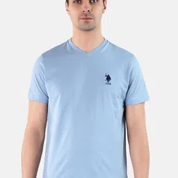 U.S. Polo Assn. Embroidered Logo Pure Cotton Lounge T-shirts-picture-46
