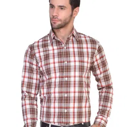 PARASSIO CLOTHINGS India Slim Tartan Checked Formal Shirt-picture-40