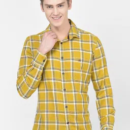 Crimsoune Club Tartan Checked Slim Fit Casual Shirt-picture-37