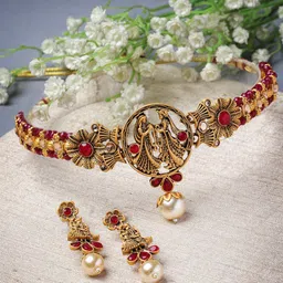 Sukkhi Gold Plated & Stone Studded Jewellery Set-picture-41