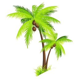 Wallpics Green & Brown Tree Printed Water Resistant Wall Sticker-picture-12