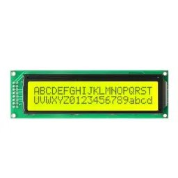 JHD 20×2 character LCD Display with Yellow Backlight image 1