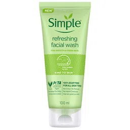 Simple Kind to Skin Refreshing Facial Wash with Pro-Vit B5 & Vit E - 100ml-picture-24