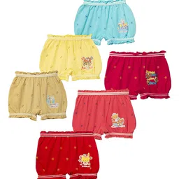 Dowin Kids Pack Of 6 Assorted Pure Cotton Briefs image 1