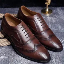 LOUIS STITCH Men Leather Formal Brogues-picture-33