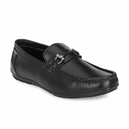 John Karsun Men Black Solid Formal Loafers-picture-26