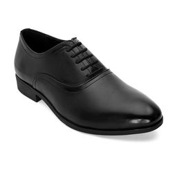 San Frissco Men Black Solid Formal Oxfords-picture-17