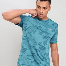 Technosport Men Jacquard Double Cool Slim Fit Sports Tshirt-picture-42