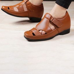 Bxxy Men Hidden Elevator Shoe-Style Sandals-picture-14