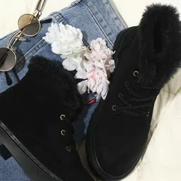 LULU & SKY Women Block-Heeled Winter Boots-picture-20