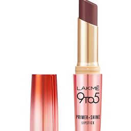 Lakme 9 to 5 Primer+Shine Lipstick for Instant Shine 3.6 g - Chocolate Brown-picture-30