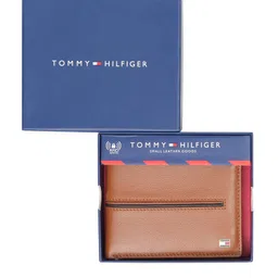 Tommy Hilfiger Men Textured Leather Two Fold Wallet-image-71