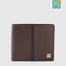 Tommy Hilfiger Men Textured Leather Two Fold Wallet-image-74