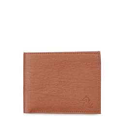 Kara Men Tan Brown Textured Two Fold Wallet-picture-11