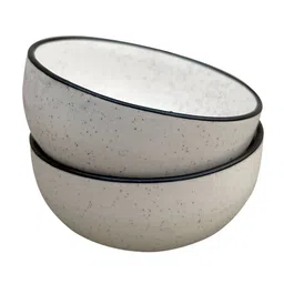 aarambh stories White Ceramic (Set Of 4) Dining Bowls image 3