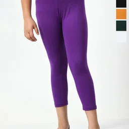 BAESD Girls Pack Of 5 Mid-Rise Capris-picture-34