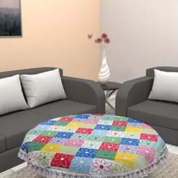 Dakshya Industries Blue & Red Printed PVC 6 Seater Table Covers-picture-5