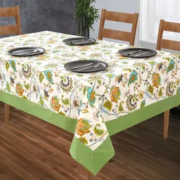 SHADES of LIFE  Green Printed Pure Cotton Table Covers-image-71