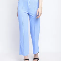 Wuxi Women Relaxed Straight Leg Fit Parallel Trousers-image-26