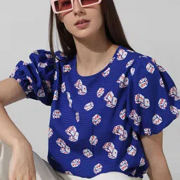 ONLY Conversational Printed Puff Sleeves Top-picture-16