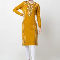 KEIKO Ethnic Motifs Woven Design Kurta-picture-21
