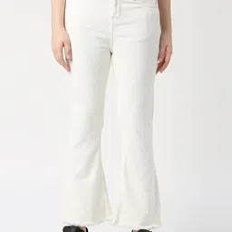 Pepe Jeans Women Flared High-Rise Cotton Jeans-image-88