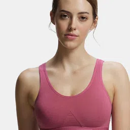 Jockey Wirefree Non Padded Full Coverage SlipOn Active Bra-1376-picture-41