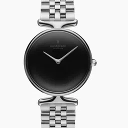Nordgreen Women Black Mother of Pearl Dial & Silver Toned Stainless Steel Bracelet Style Straps Analogue Watch-picture-17