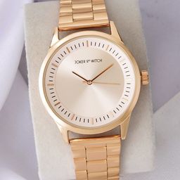 JOKER & WITCH Round Dial Stainless Steel Bracelet Style Straps Analogue Watch AMWW734-picture-39