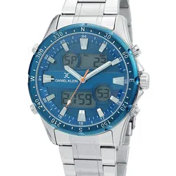 Daniel Klein Men Blue Dial & Silver Toned Straps Analogue Watch DK.1.12329-5-image-73