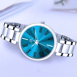 IIK COLLECTION Women Embellished Dial & Stainless Steel Bracelet Style Straps Analogue Watch IIK-2061W-picture-31