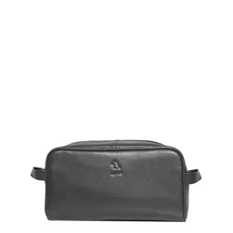 Kara Men Black Travel Leather Toiletry Kit-picture-24
