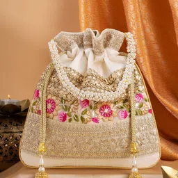 TEEJH Embroidered Potli Clutch-picture-15
