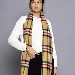 HANDICRAFT PALACE Checked Reversible Acrylic Scarf-picture-23