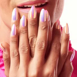 LICK 14 Pcs Reusable Chromatic Acrylic Press On Nails With Application Kit - Light Purple-picture-8