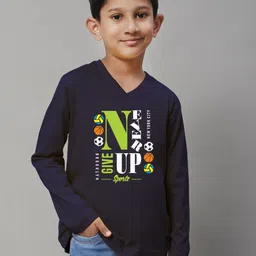 Friskers Boys Typography Printed Slim Fit T-shirt-picture-36