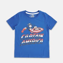 Pantaloons Junior Boys Capitan America Printed Cotton T-shirt-picture-10