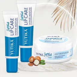 YUTIKA Naturals Set of Soft Touch Light Cream 50 g & 2 Intense Moisture Lip Balm 10 g each-image-17