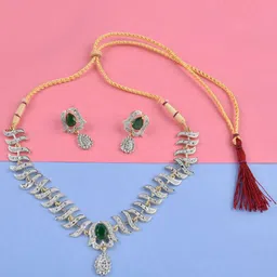 The Pari Gold-Plated AD-Studded Jewellery Set-picture-40