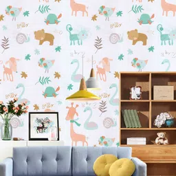 Jaamso Royals White Self Adhesive & Waterproof Wallpaper-image-93