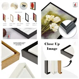 art street Sunset Natural Scenery Multicolour Synthetic Wood Framed Canvas Wall Painting image 4