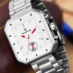 Franktime Men Stainless Steel Bracelet Style Straps Analogue Watch FT-0004-picture-28