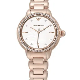 Emporio Armani Women Mother of Pearl Dial & Stainless Steel Analogue Watch AR11523-picture-43