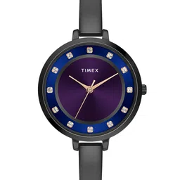 Timex Women Brass Embellished Dial & Bracelet Style Straps Analogue Watch TWEL12828-EX-picture-33