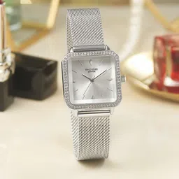 Sonata Poze Women Embellished Dial & Bracelet Style Straps Analogue Watch SP80030SM01W-image-74