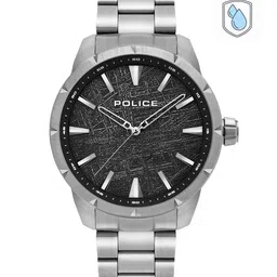 Police Men Black Dial & Silver Toned Stainless Steel Straps Analogue Watch PLPEWJG2202901-picture-33
